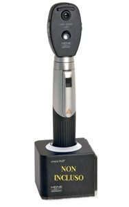 copertina di Oftalmoscopio Heine Mini 3000 Luce LED colore nero con MANICO RICARICABILE cod. D-008.71.200 ...