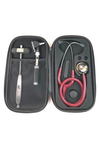 copertina di Custodia Rigida per stetofonendoscopio - Ideale per Littmann Giallo